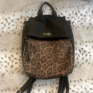 Jessica Simpson cheetah print backpack purse